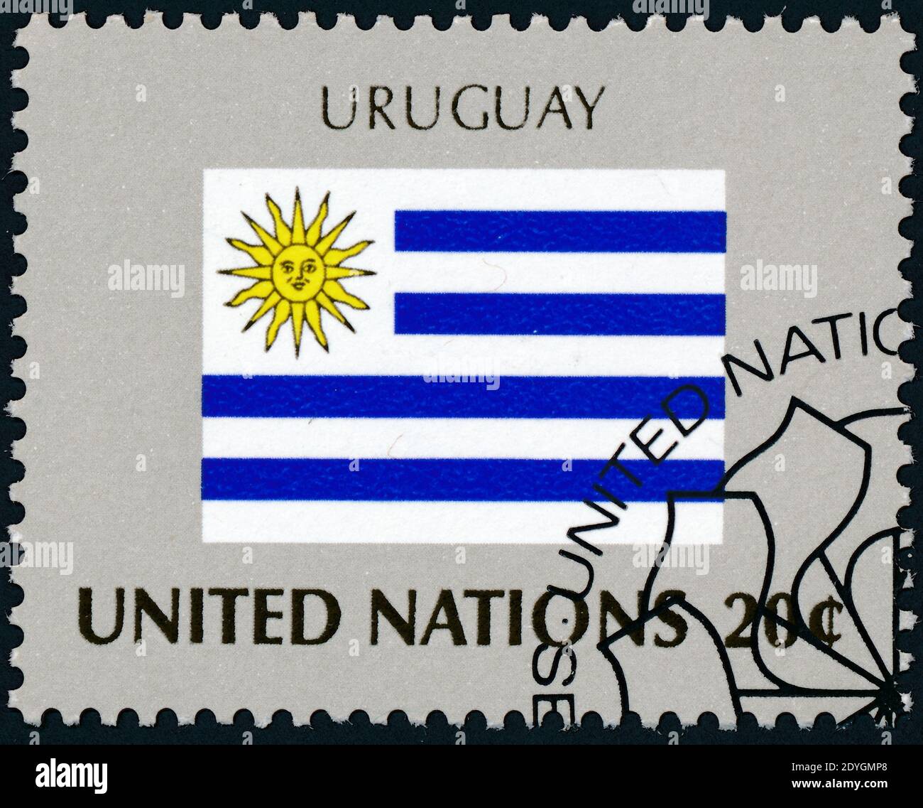 United Nations Briefmarken VEREINIGTE REPUBLIK TANSANIA (Großes xxl-Format) Stockfoto