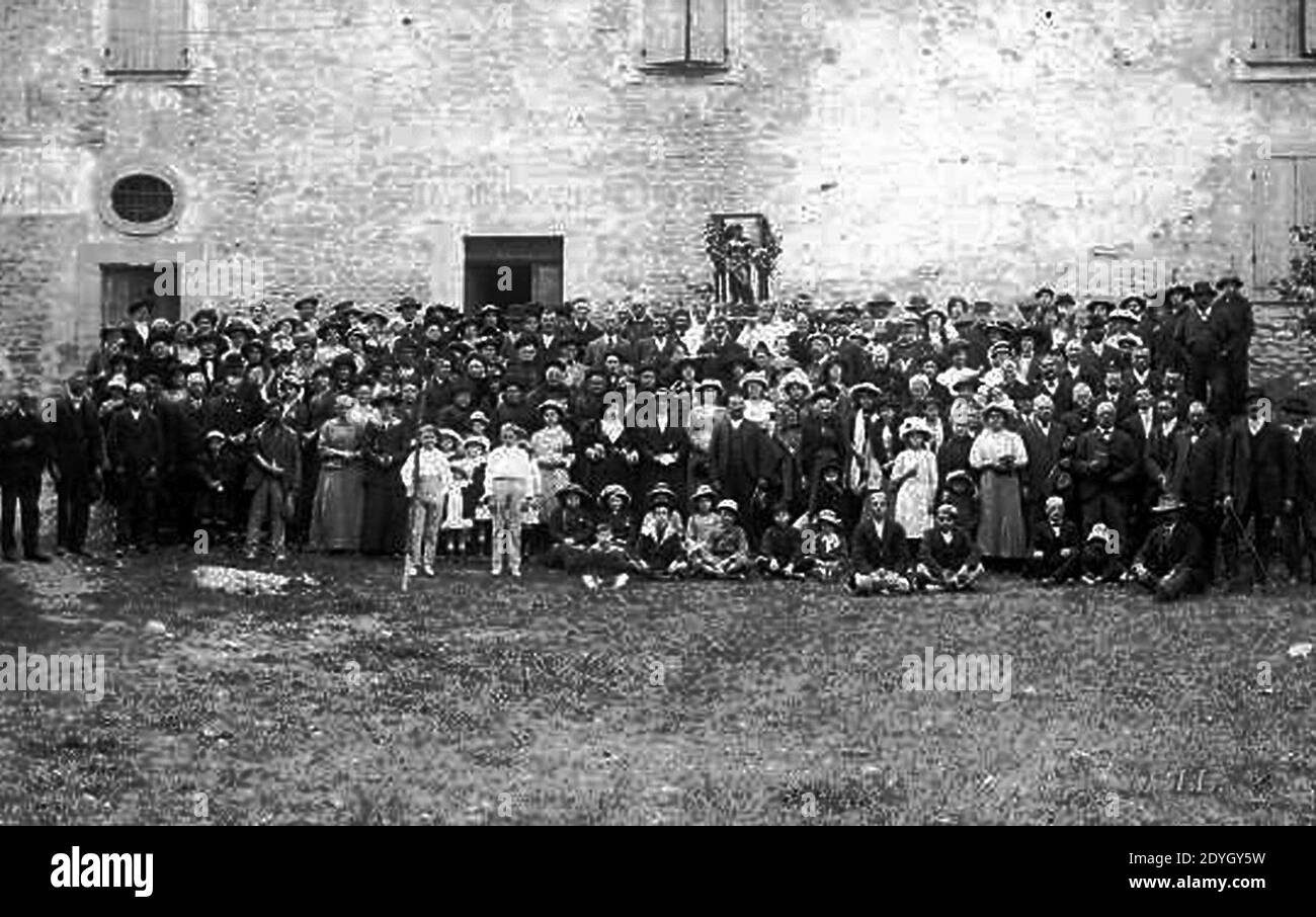 Le Baucet pélerinage du Grand saint Gens. Stockfoto
