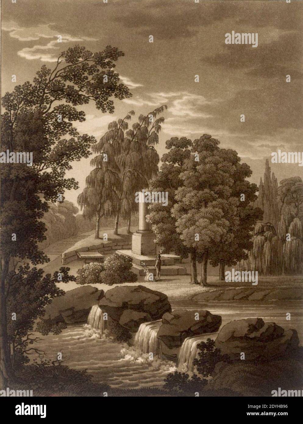 Landschaftspark Sofijiwka Uman S. 86. Stockfoto