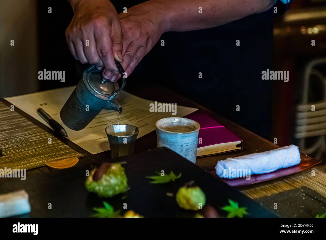 Typisches japanisches Abendessen von Atsuko Kato Stockfoto