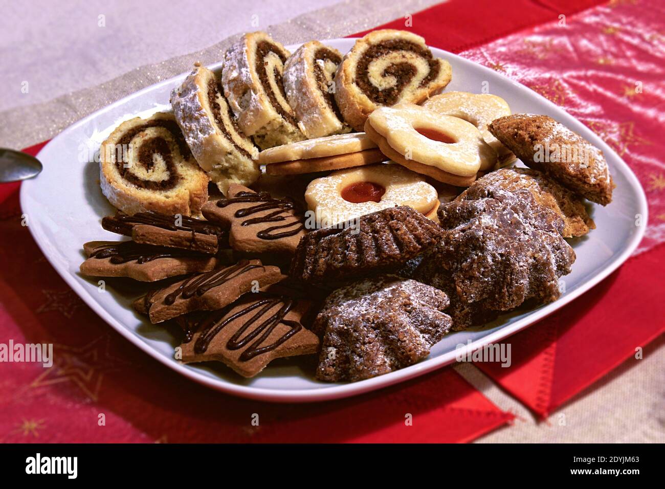 Hausgemachte Kekse Stockfoto