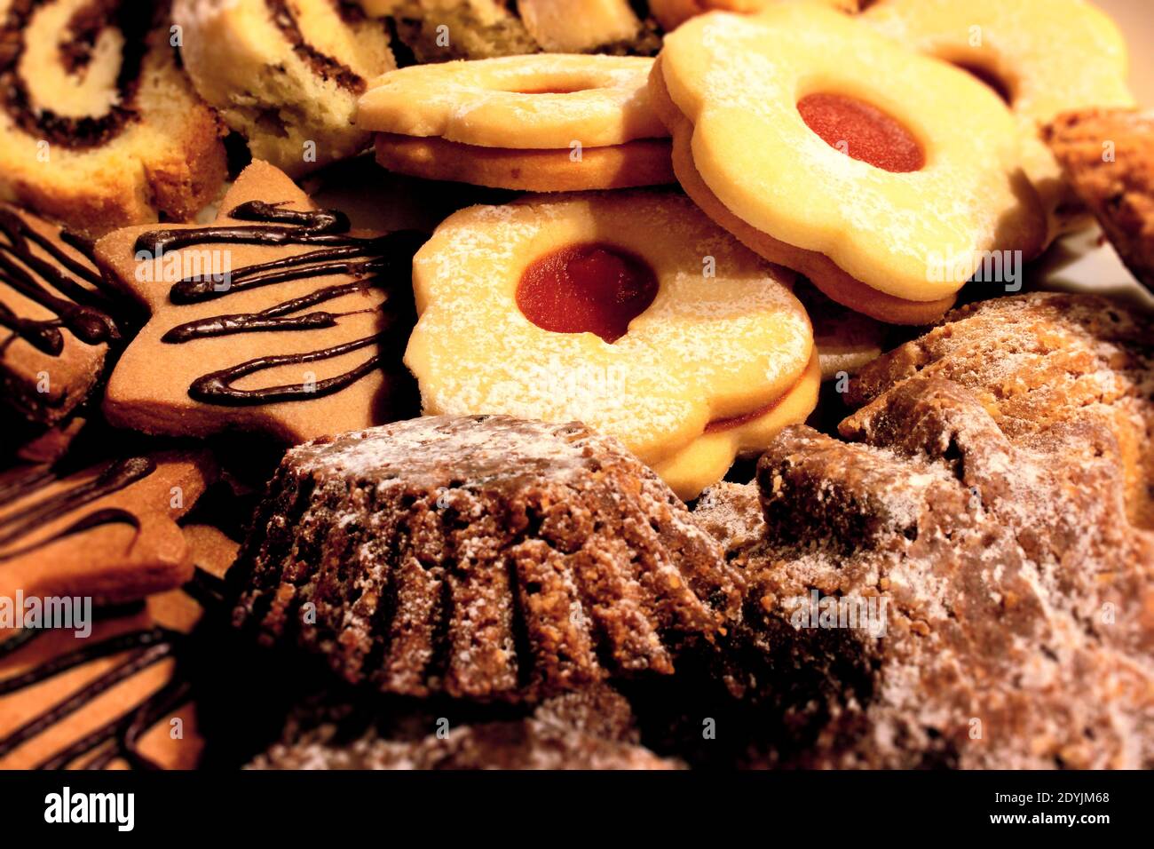 Hausgemachte Kekse Stockfoto