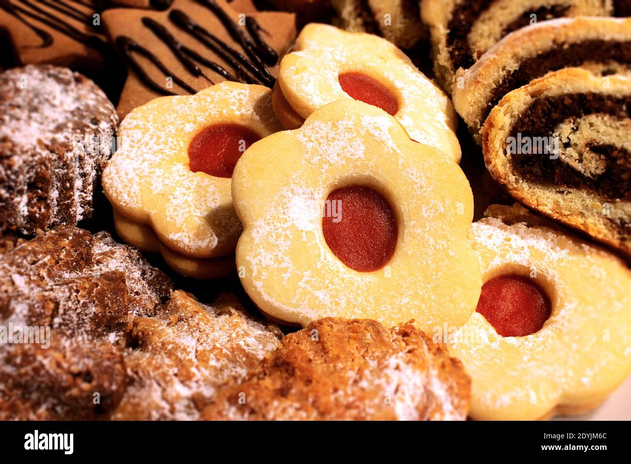 Hausgemachte Kekse Stockfoto