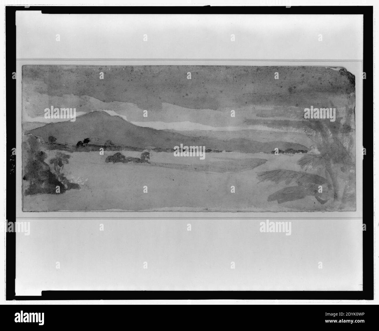 Landschaft mit blauem Himmel Stockfoto