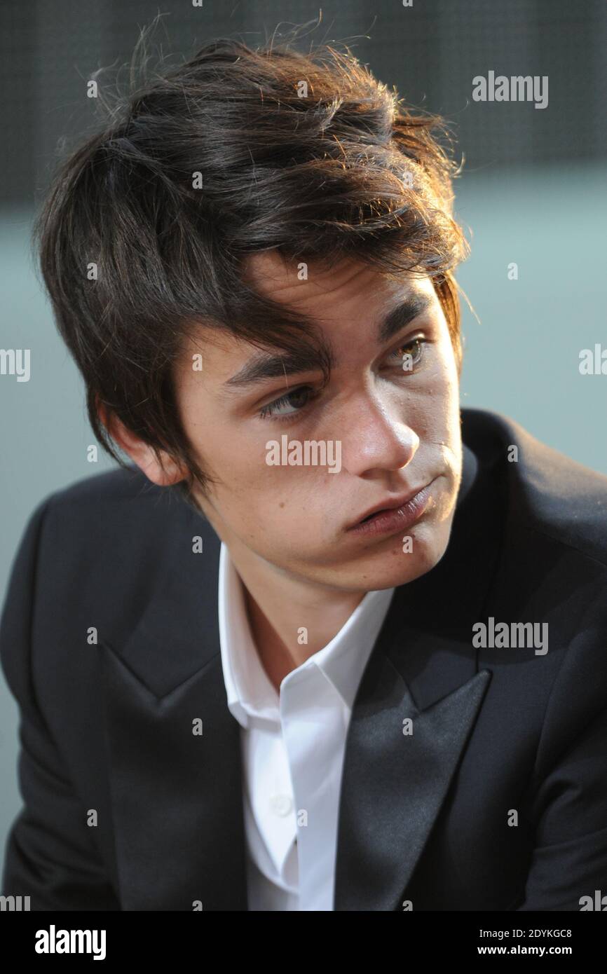 Alain-Fabien Delon, der am 21. Mai 2013 auf dem Canal + TV Le Grand Journal während der 66. Filmfestspiele von Cannes in Cannes, Frankreich, auftrat. Foto von Alban Wyters/ABACAPRESS.COM Stockfoto