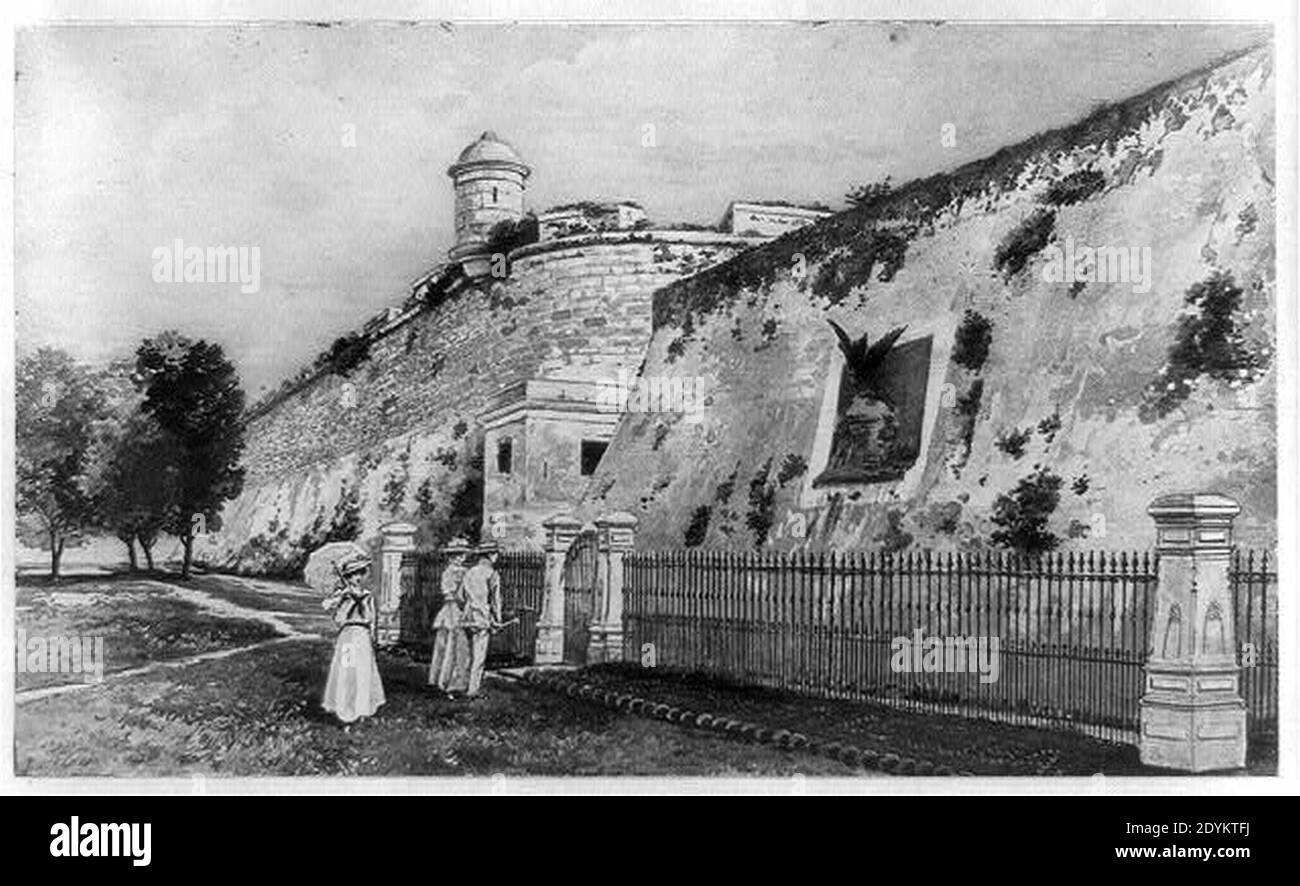 Laurel Graben La Cabaña Festung Havanna Kuba Stockfoto