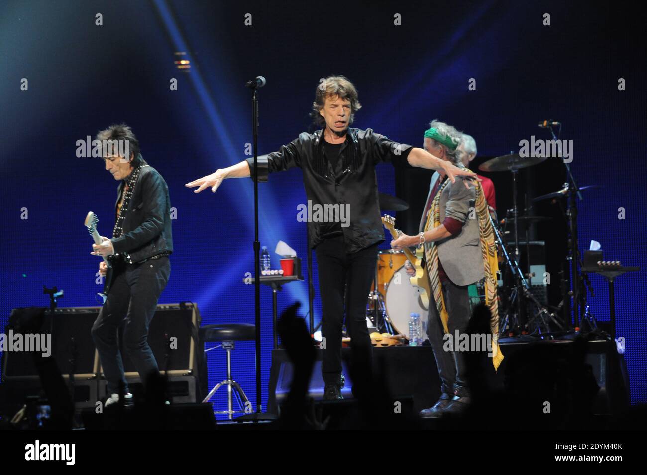 Rolling Stones spielt am 31. Mai 2013 die zweite von drei ausverkauften Shows im United Center in Chicago, Illinois, USA. Special Guest, Sängerin Sheryl Crow trat mit den Stones auf einem Song. Foto von Cindy Barrymore/ABACAPRESS.COM Stockfoto