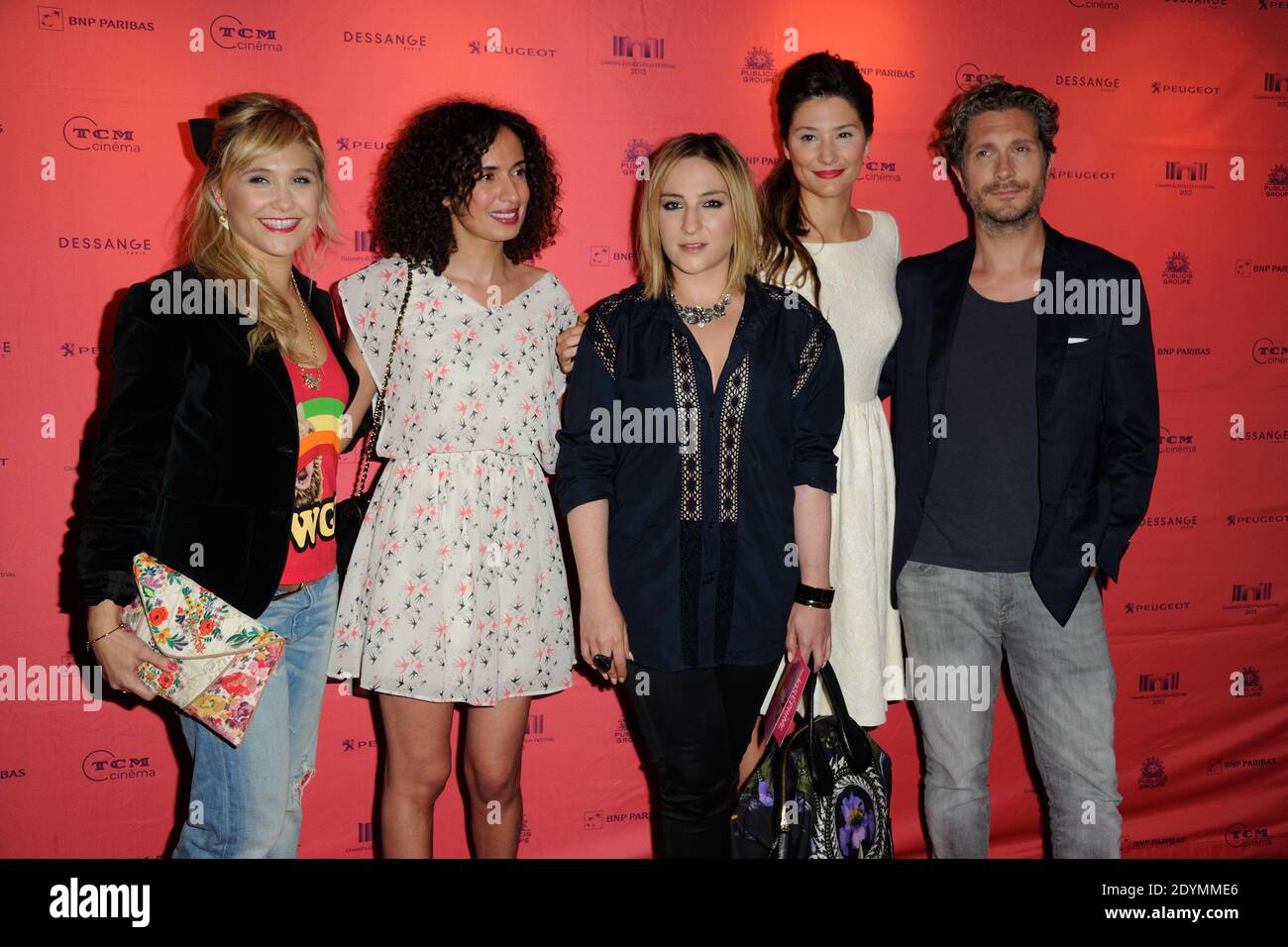 Charlie Dupont, Alice Pol, Amelle Chahbi, Berengere Krief, Marilou Berry bei der Josephine-Premiere im Rahmen des Champs Elysees Film Festival 2013 im UGC George V in Paris, Frankreich am 18. Juni 2013. Foto von Alban Wyters/ABACAPRESS.COM Stockfoto