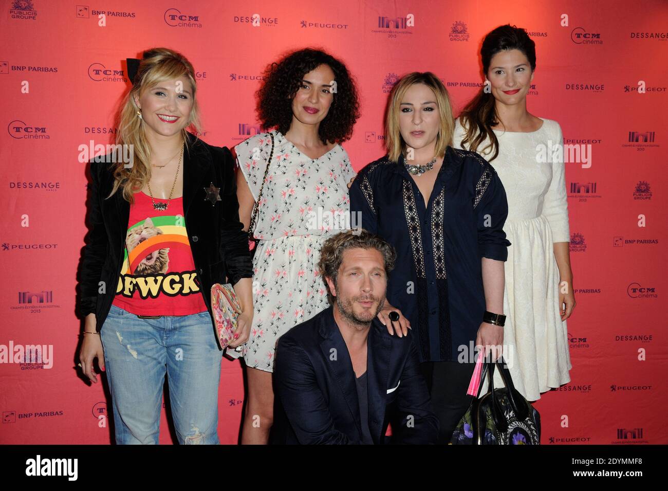 Charlie Dupont, Alice Pol, Amelle Chahbi, Berengere Krief, Marilou Berry bei der Josephine-Premiere im Rahmen des Champs Elysees Film Festival 2013 im UGC George V in Paris, Frankreich am 18. Juni 2013. Foto von Alban Wyters/ABACAPRESS.COM Stockfoto