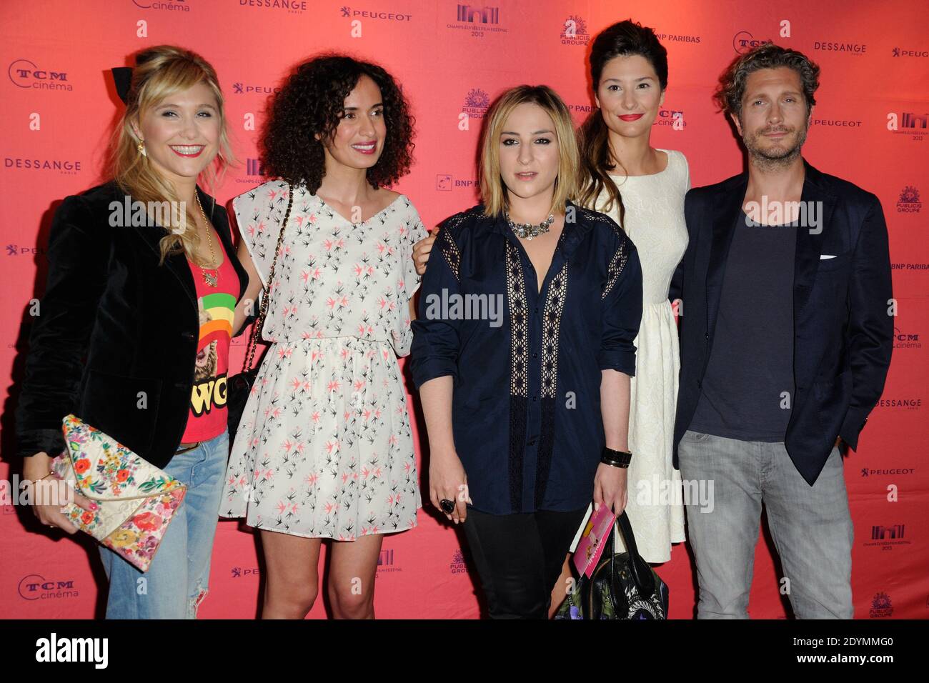 Charlie Dupont, Alice Pol, Amelle Chahbi, Berengere Krief, Marilou Berry bei der Josephine-Premiere im Rahmen des Champs Elysees Film Festival 2013 im UGC George V in Paris, Frankreich am 18. Juni 2013. Foto von Alban Wyters/ABACAPRESS.COM Stockfoto