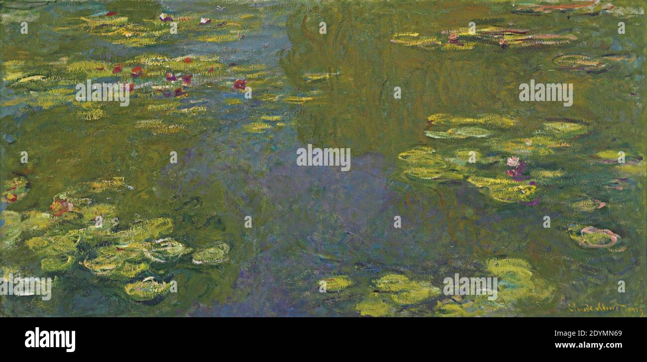 Le Bassin aux nymphéas - Claude Monet. Stockfoto