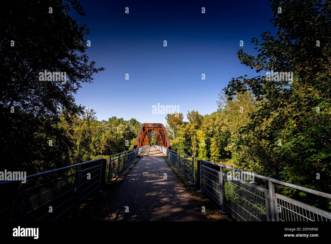 Bockerlbrücke Landau an der Isar Bayern Deutschland Stockfoto