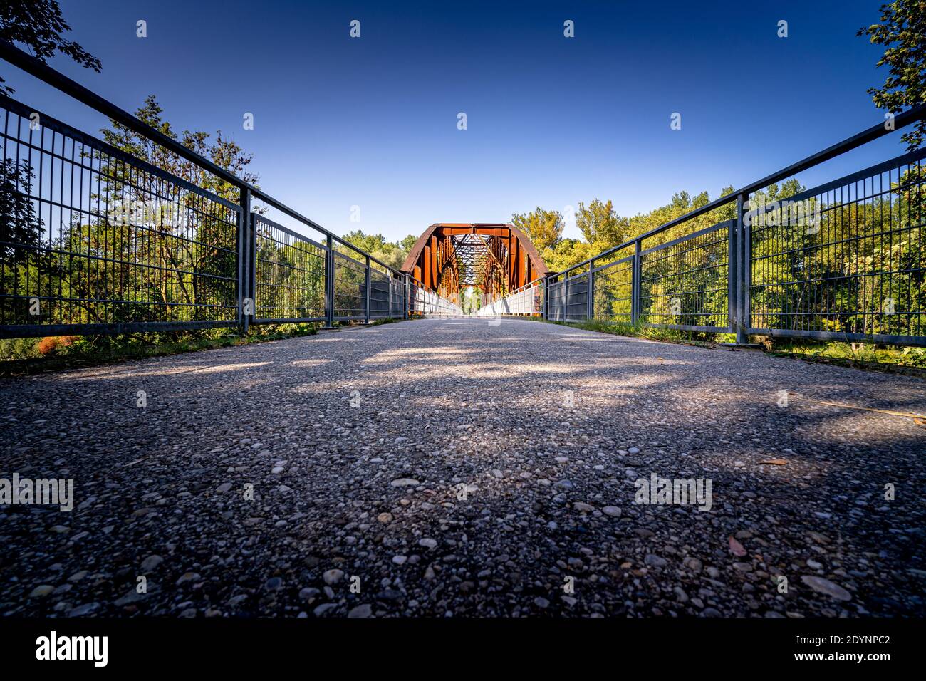 Bockerlbrücke Landau an der Isar Bayern Deutschland Stockfoto