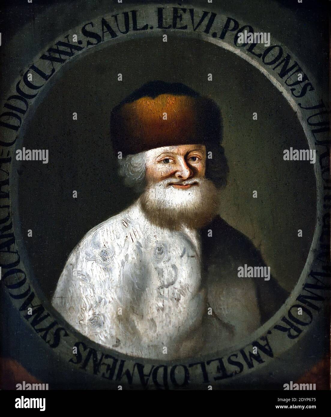 Opperrabijn - Oberrabbiner Saul Levi Löwenstam Synagoge Jüdisches historisches Museum Amsterdam, Niederlande, Niederländisch, Stockfoto