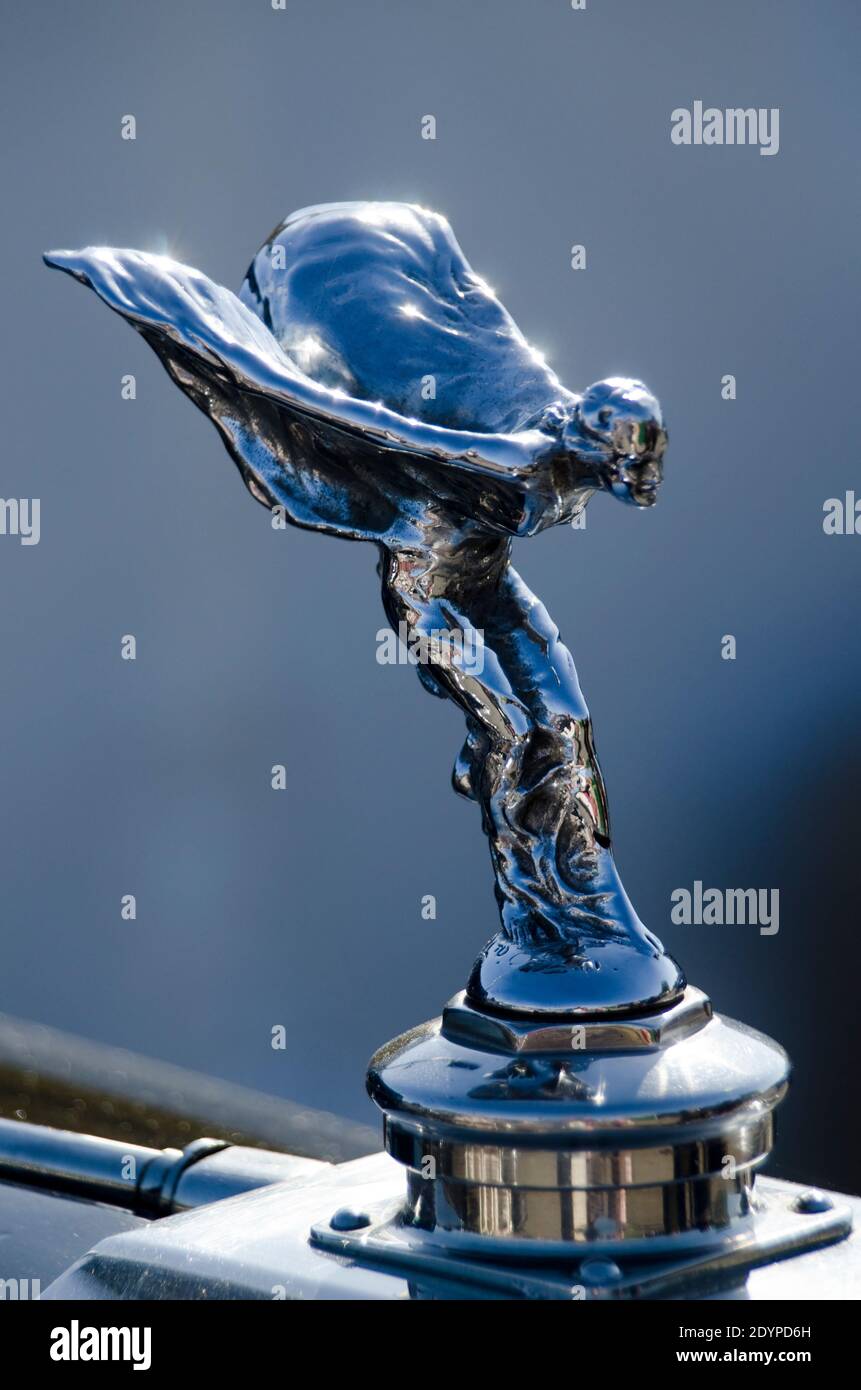 Spirit Of Ecstasy Rolls Royce Emblem Stockfoto
