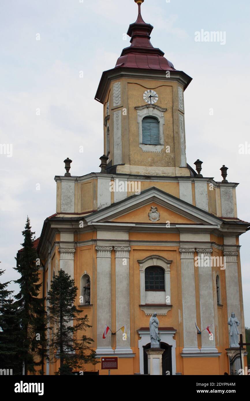 Kirche der Geburt der seligen Jungfrau Maria in Zywiec, Polen. Stockfoto