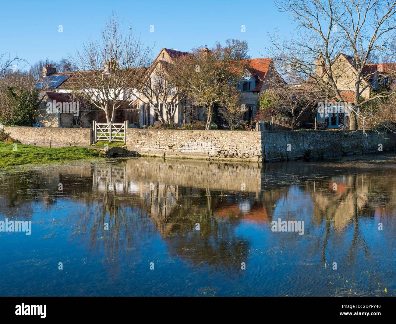 Wolvercote Village, Wolvercote Village, Port Meadow, Oxford, Oxfordshire, England, Großbritannien, GB. Stockfoto