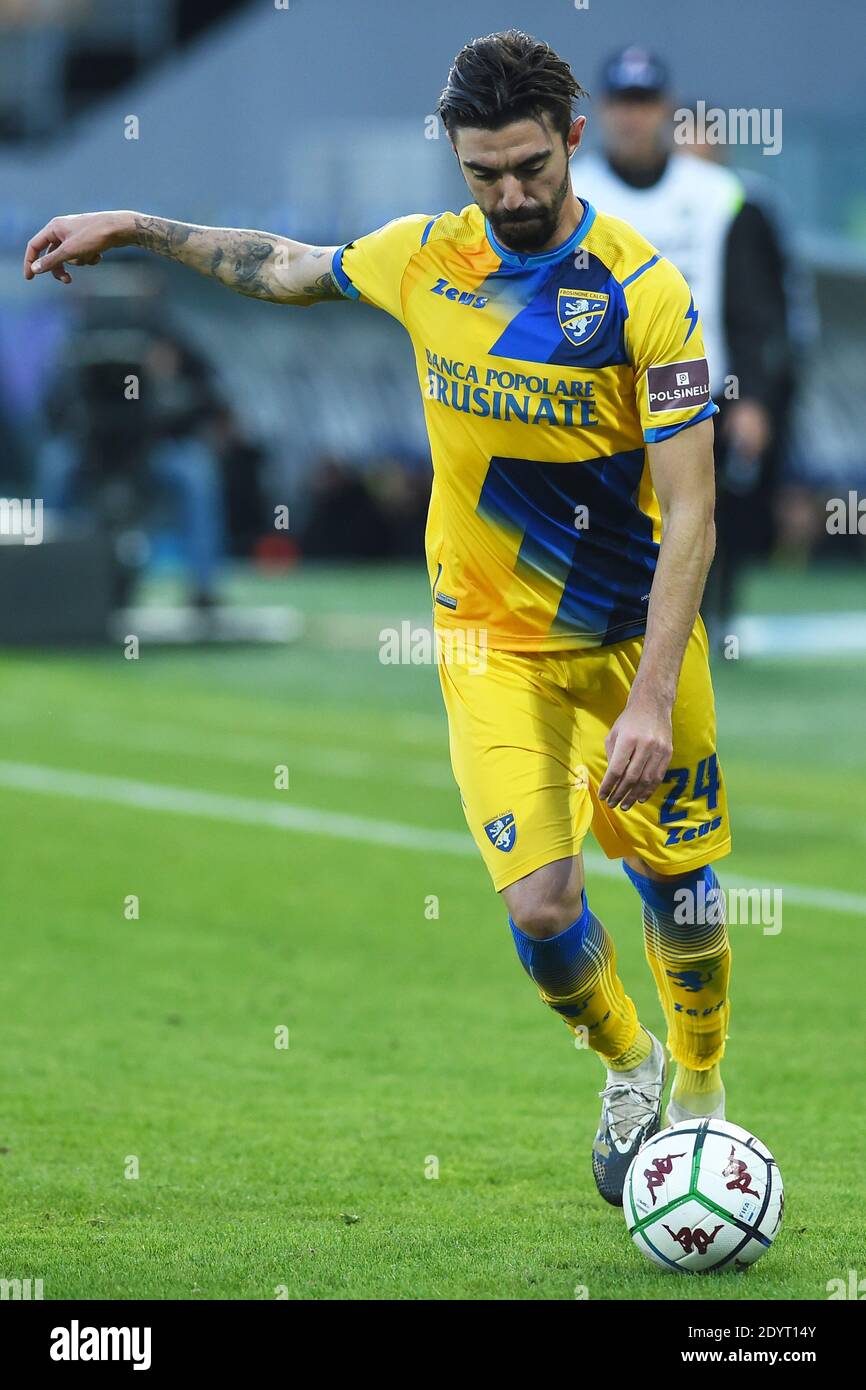 Frosinone, Ita. Dezember 2020. Mattia Vitale von Frosinone, Frosinone V Pordenone, Serie B, Fußball, Rom, Italien - 27-12-2020 Credit: Independent Photo Agency/Alamy Live News Stockfoto