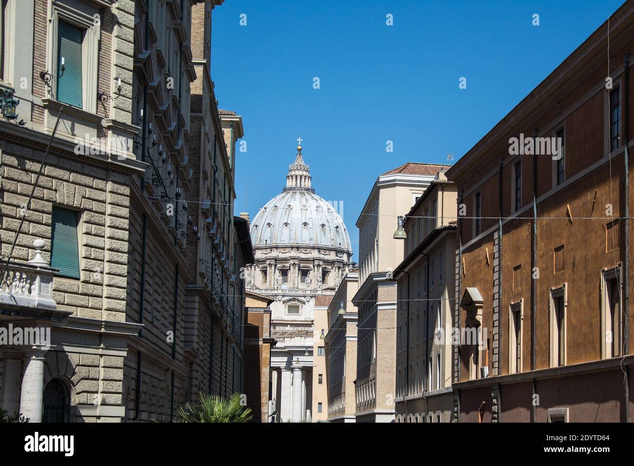 Rom, Italien, Blick auf die Straße Petersdom Stockfoto