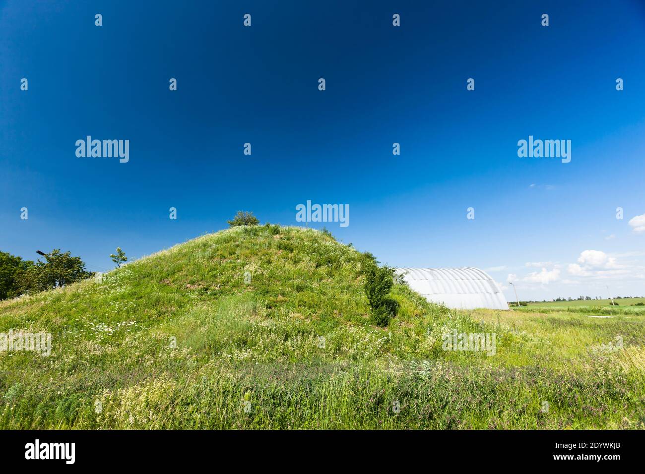 Thrakische Grabstätte von Sveshtari, hügeliger Tumulus, 3. Jahrhundert v. Chr., Sveshtari, Provinz Razgrad, Bulgarien, Südosteuropa, Europa Stockfoto