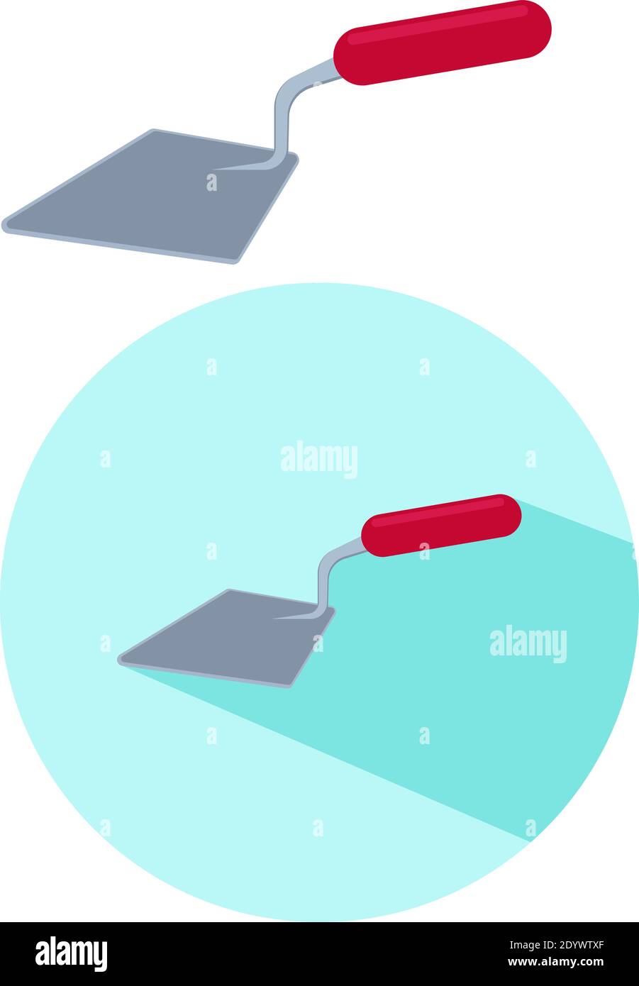 Kelle Garten, Illustration, Vektor auf weißem Hintergrund. Stock Vektor