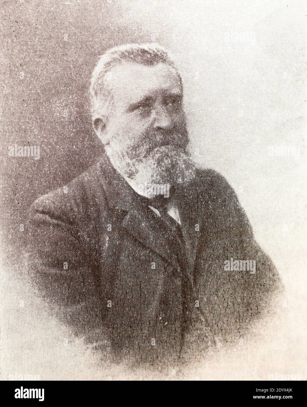 Auguste Marie Joseph Jean Léon Jaurès (3. September 1859 – 31. Juli 1914), gemeinhin als Jean Jaurès bezeichnet, war ein französischer Sozialistenführer. Zunächst ein gemäßigter Republikaner, später einer der ersten Sozialdemokraten, wurde er 1902 Führer der französischen Sozialistischen Partei, die sich gegen Jules Guesdes revolutionäre Sozialistische Partei Frankreichs aussetzte. Die beiden Parteien fusionierten 1905 in der französischen Sektion der Arbeiterinternationale (SFIO). Stockfoto