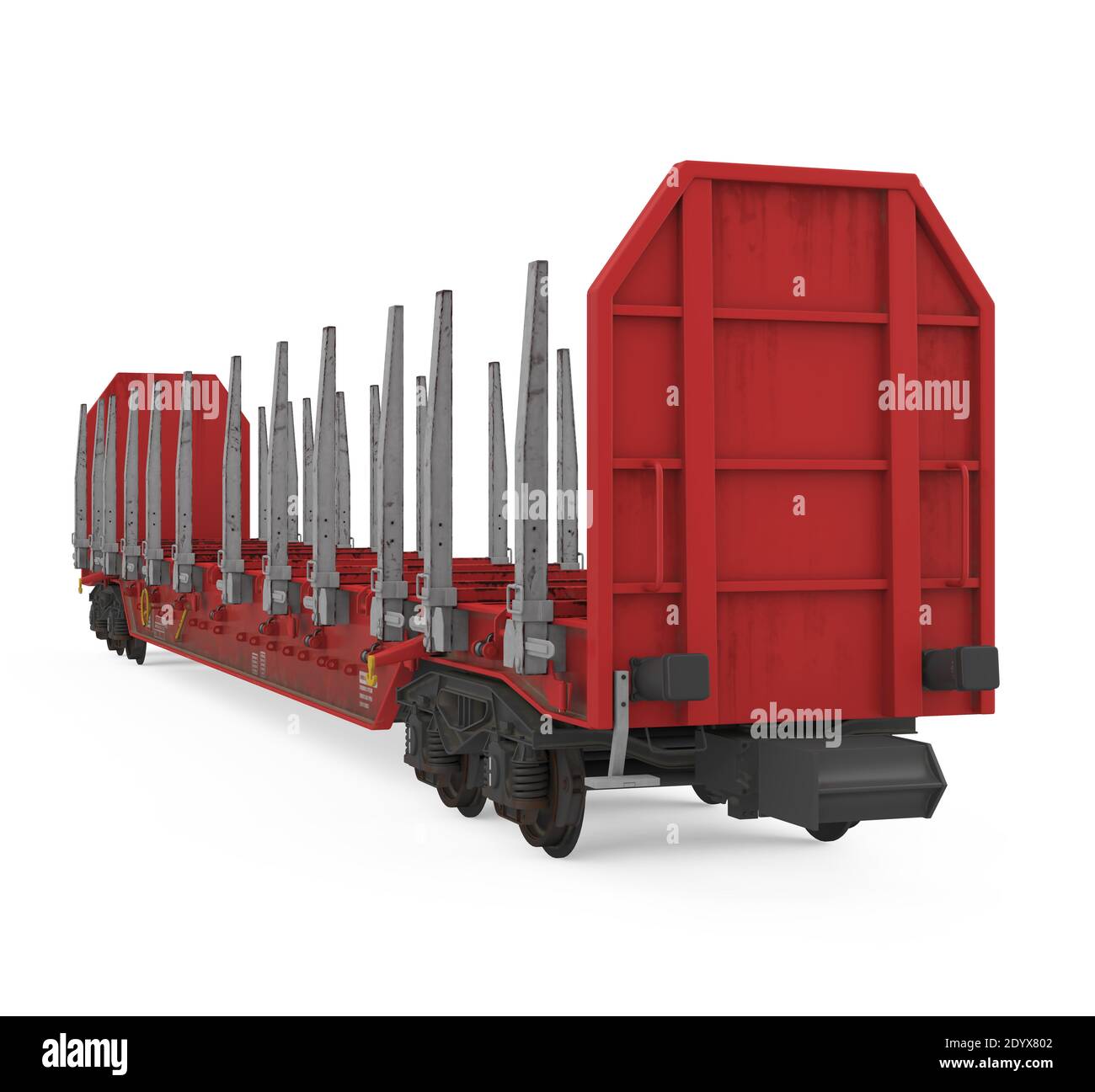 Güterzug Wagen Isoliert Stockfoto