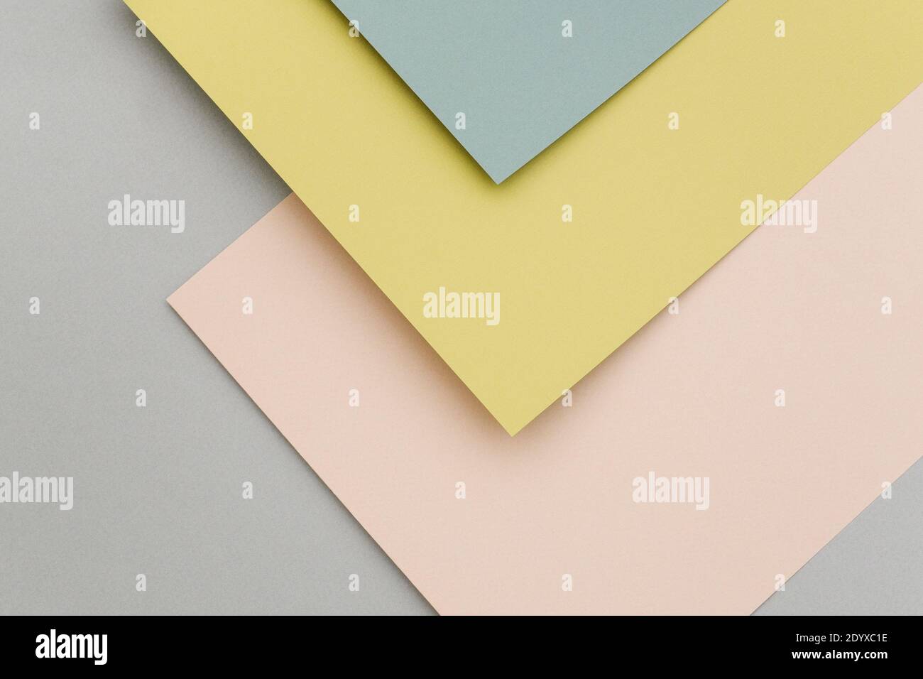 Geometrische Papier Hintergrund, Textur von Pastellfarben. Hintergrund für Ihr Design. Stockfoto