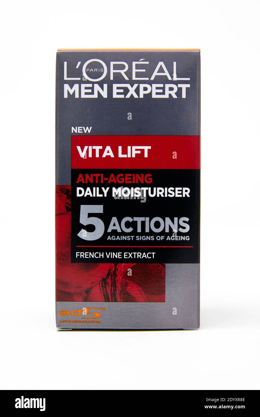 L'Oréal Paris Men Expert Anti Aging Moisturizer Stockfoto