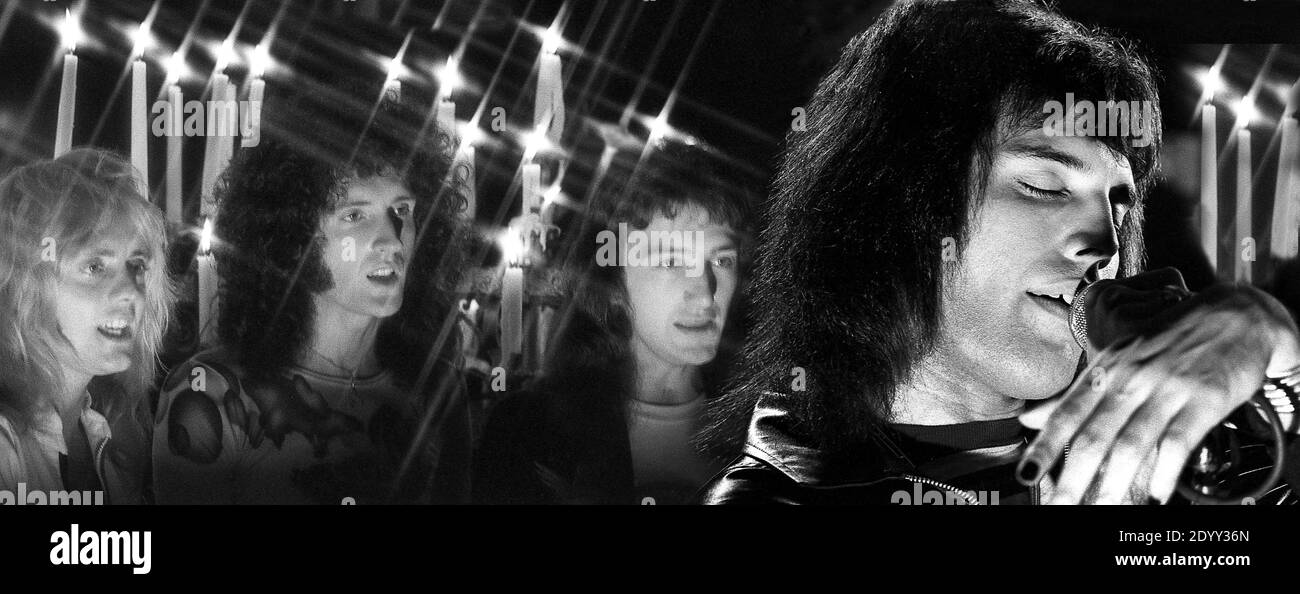 Queen.'Your my Best friend' Videodreh 28/6/1976 Stockfoto