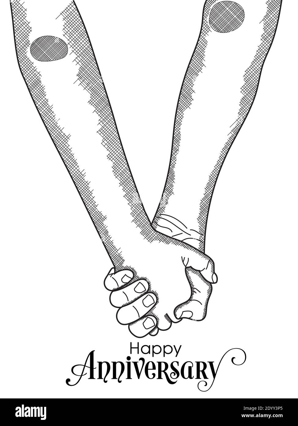Illustration von Happy Anniversary Celebration Vektor. Stock Vektor