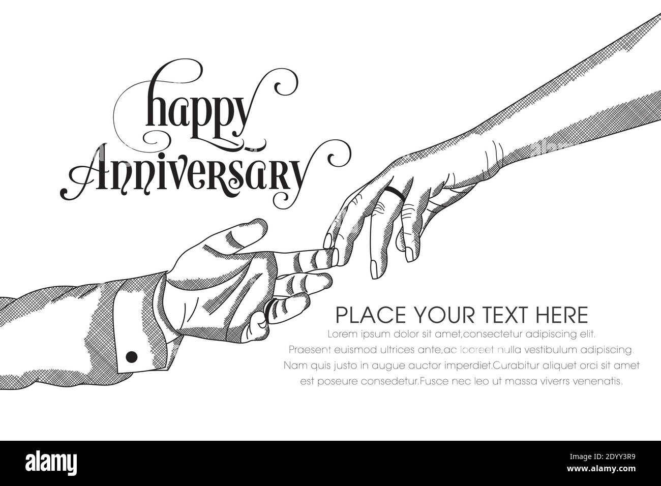 Illustration von Happy Anniversary Celebration Vektor. Stock Vektor