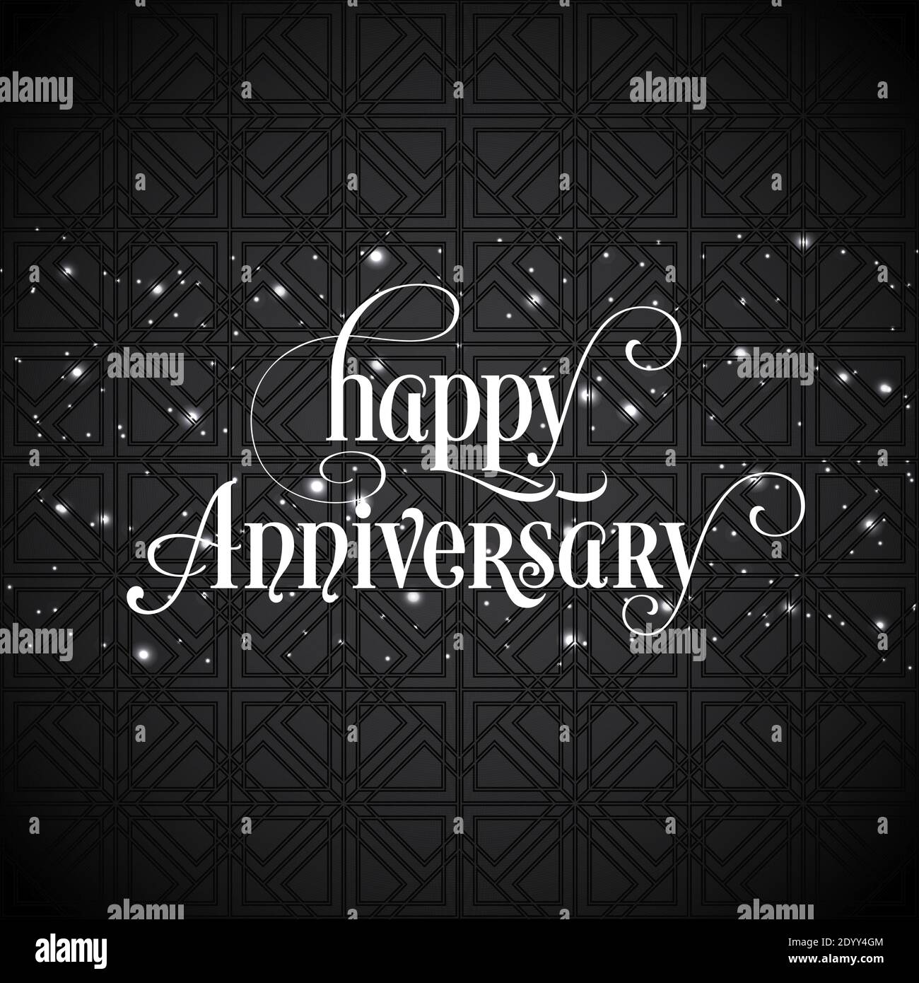 Illustration von Happy Anniversary Celebration Vektor. Stock Vektor