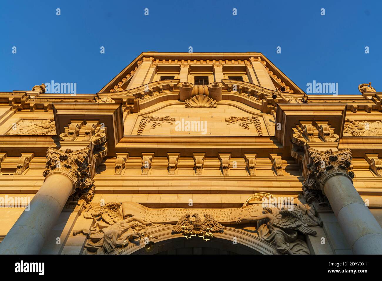 Berliner Stadtschloss, Humboldt Forum, schloss berlin Stockfoto