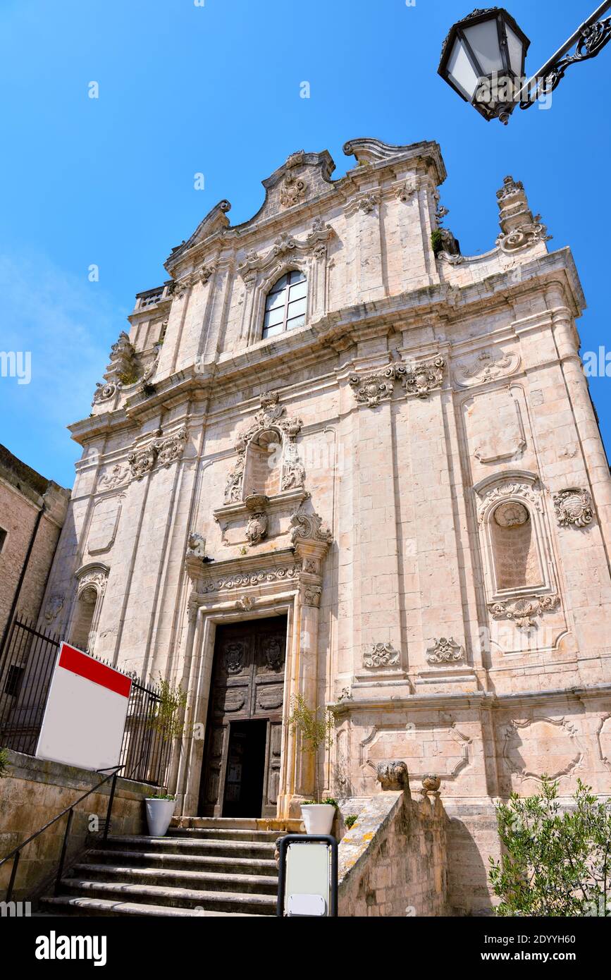 kirche von san vito martire Ostuni, Apulien, Italien Stockfoto