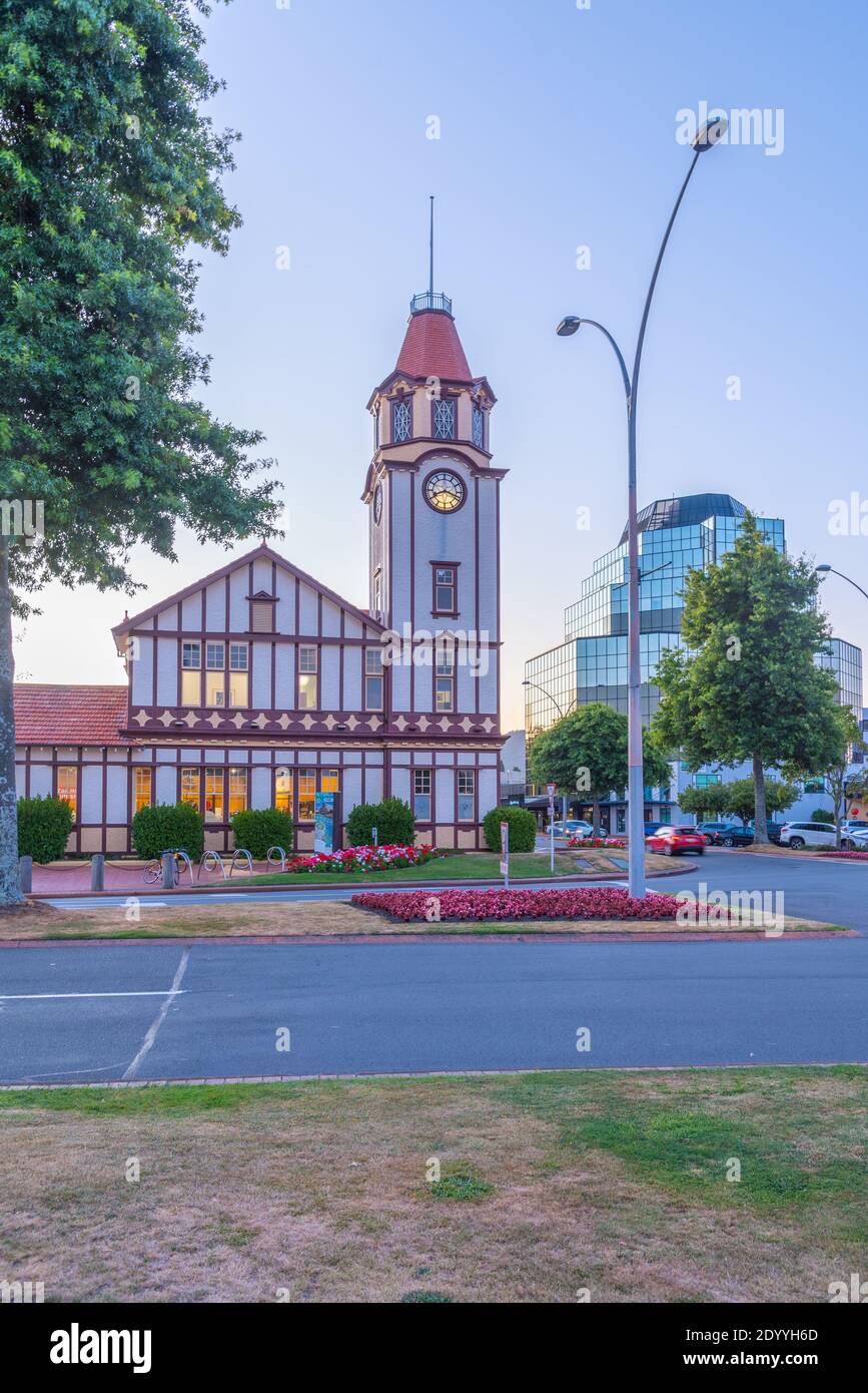 Rotorua Besucherzentrum in Neuseeland Stockfoto