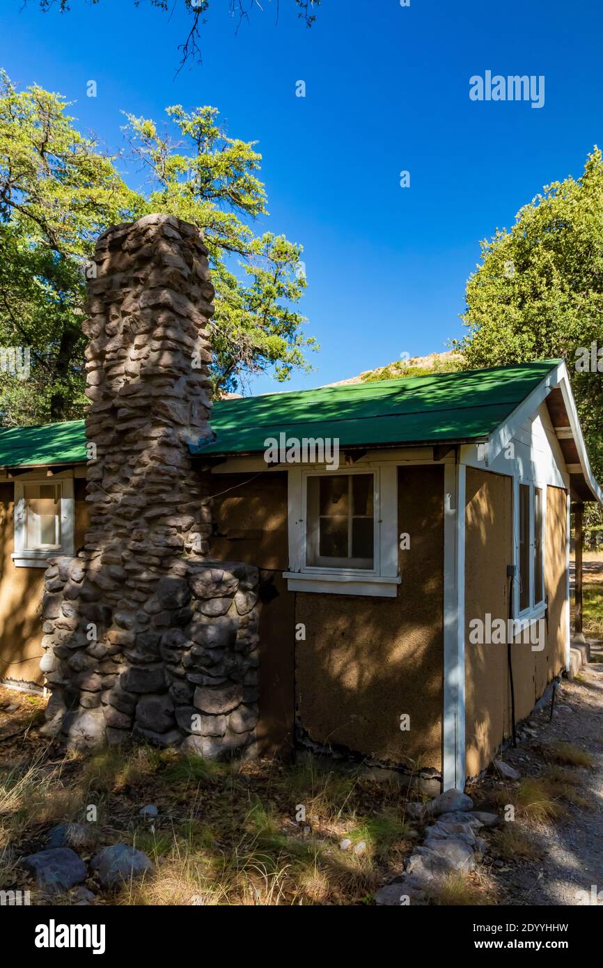 Cowboy House auf der Faraway Ranch im Chiricahua National Monument, Arizona, USA Stockfoto