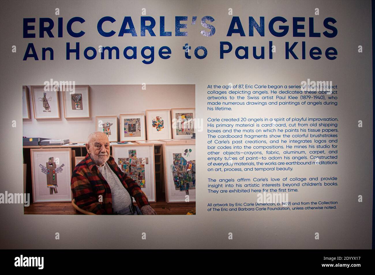The Eric Carle Muesum of Picture Book Art in befindet sich in Amherst, Massachusetts in den Vereinigten Staaten. Es konzentriert sich auf die Kunst von Künstlern/Illustratoren. Stockfoto