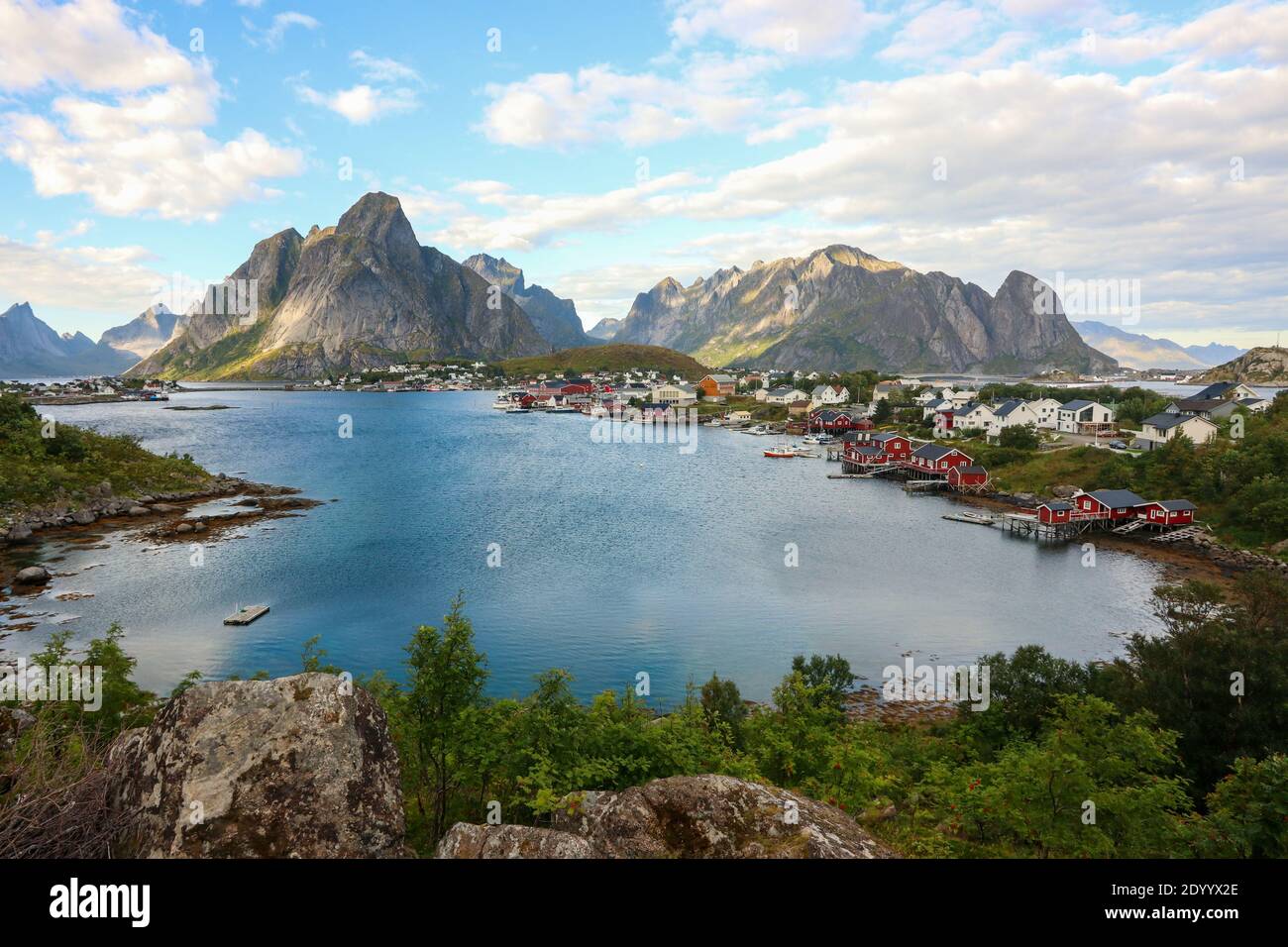Reine, Landscape, Norway, Norwegen, Lofoten Stockfoto