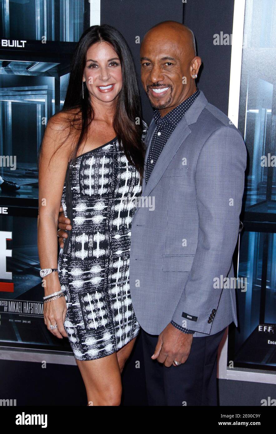 Tara Williams und Montell Williams besuchen am 15. Oktober 2013 die Vorführung von 'Escape Plan' im Regal Theatre in der 42nd Street in New York City, NY, USA. Foto von Donna ward/ABACAPRESS.COM Stockfoto