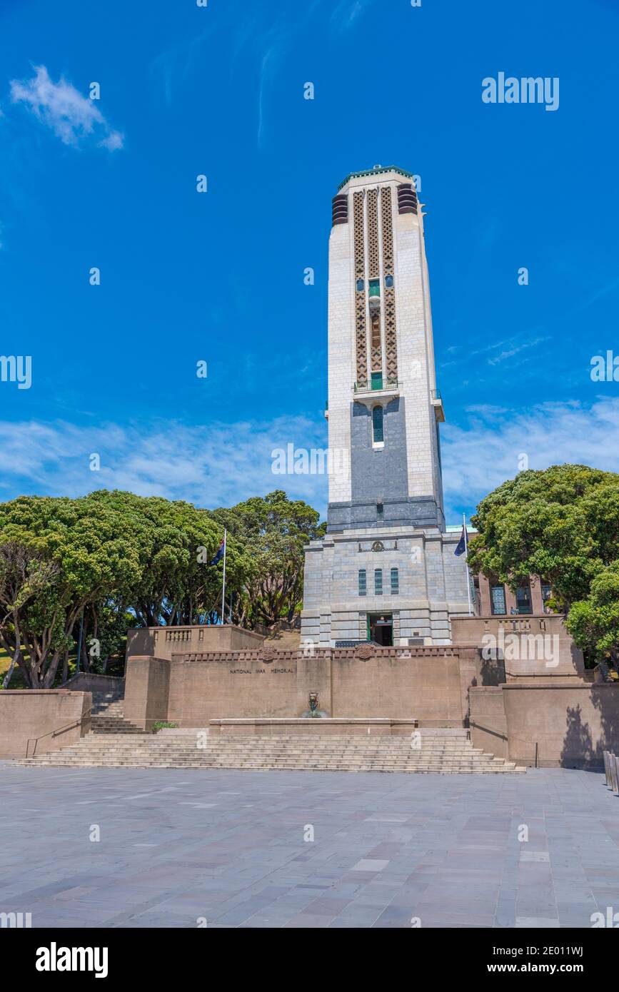 National war Memorial of New Zealand in Wellington Stockfoto