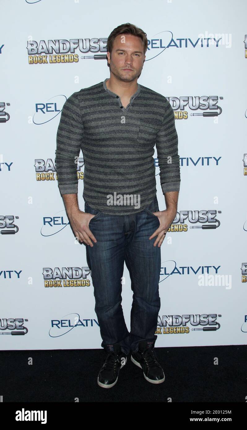 Scott Porter bei BandFuse: Rock Legends die Musik-Video-Spiel Pre - Release Party im House of Blues in West Hollywood, Los Angeles, CA, USA am 12. November 2013. Foto von Baxter/ABACAPRESS.COM (im Bild: Scott Porter) Foto von Baxter/ABACAPRESS.COM Stockfoto