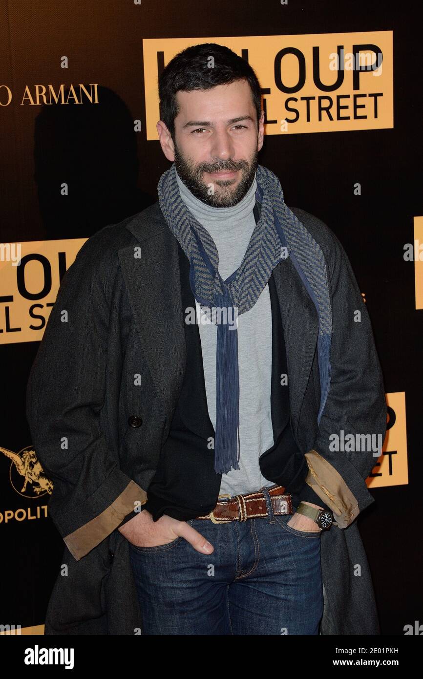 Alexis Mabille Teilnahme an der Wolf of Wall Street Filmparty im Palais Brongniart in Paris, Frankreich am 9. Dezember 2013. Foto von Nicolas Briquet/ABACAPRESS.COM Stockfoto