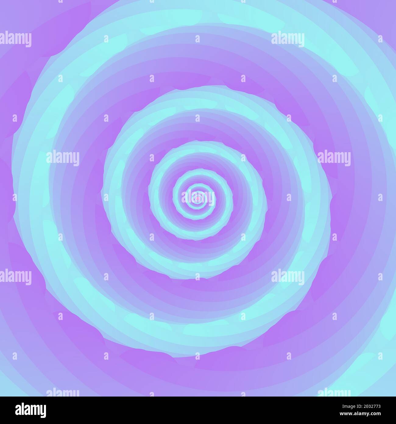 Eine abstrakte psychedelische Spiralform Hintergrundbild. Stock Vektor