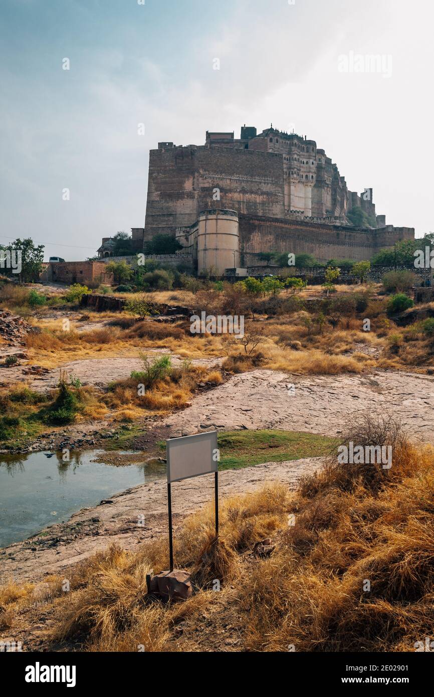 Mehrangarh Fort in Jodhpur, Indien Stockfoto