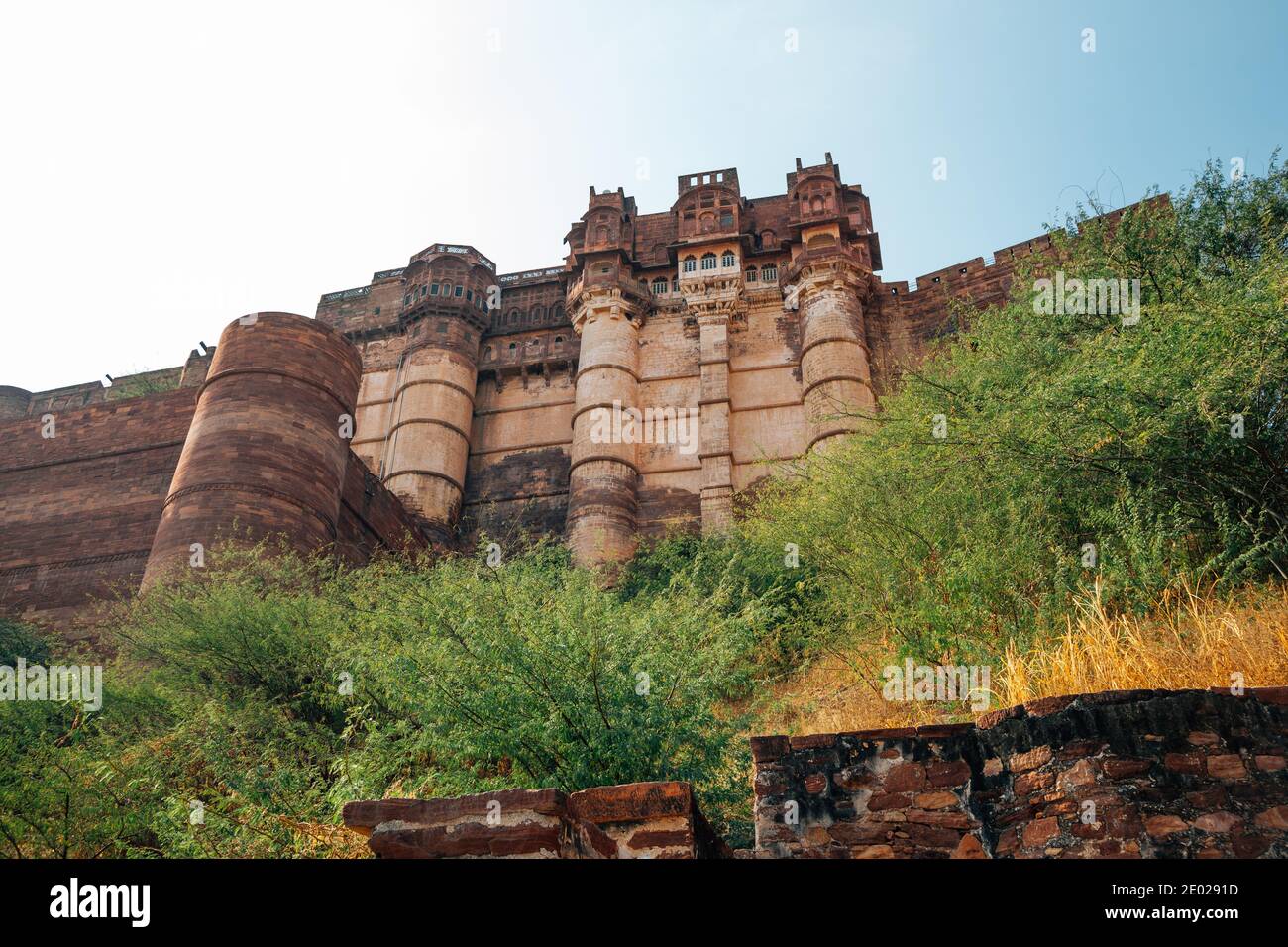 Mehrangarh Fort in Jodhpur, Indien Stockfoto