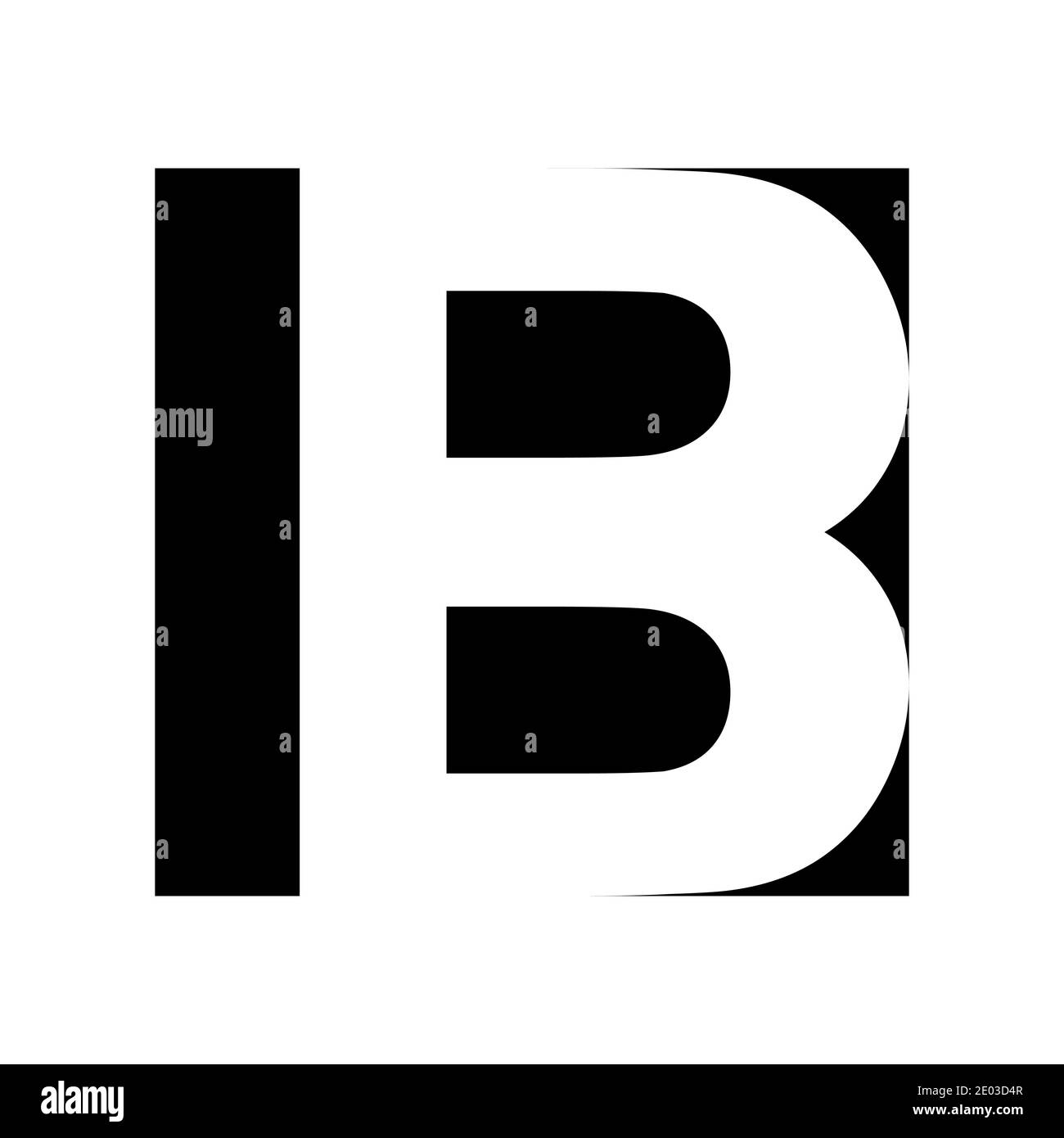 Einfache elegante Logo Buchstabe B, Vektor Premium-Business-Logo Buchstabe b, Grafik alphabetisches Symbol Business Corporate Identity Stock Vektor