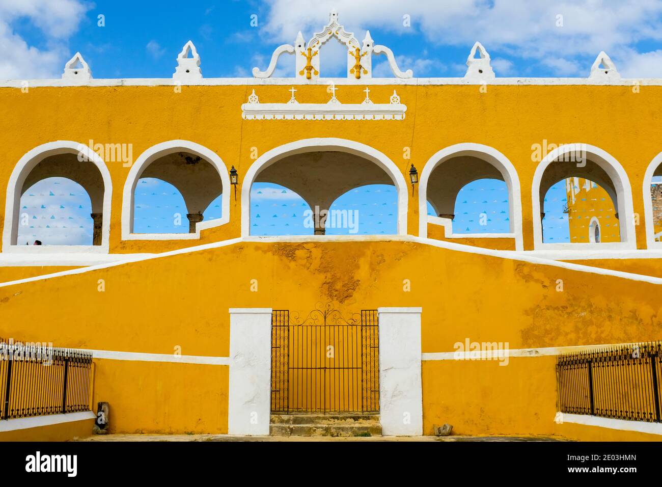 Convento de San Antonio de Padua, Izamal, Yucatan, Mexiko Stockfoto