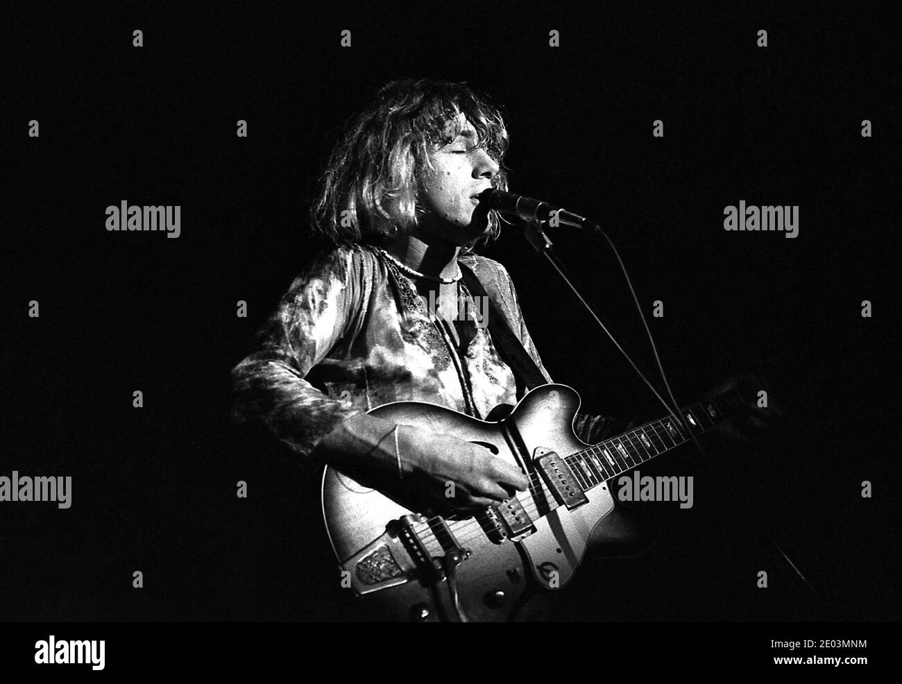 Kevin Ayers. Live-Gig in Ipswich 06/1976 Stockfoto