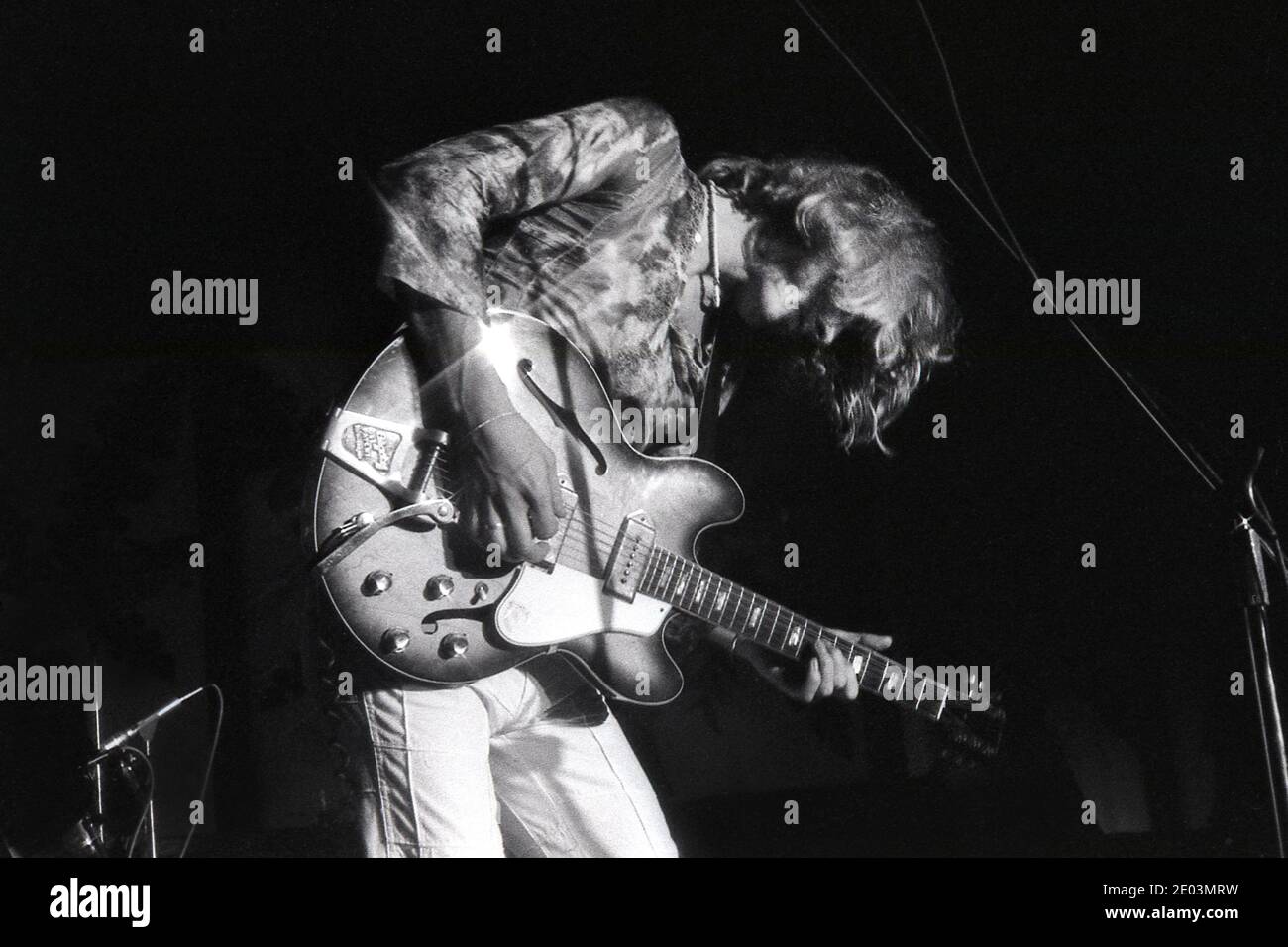 Kevin Ayers. Live-Gig in Ipswich 06/1976 Stockfoto